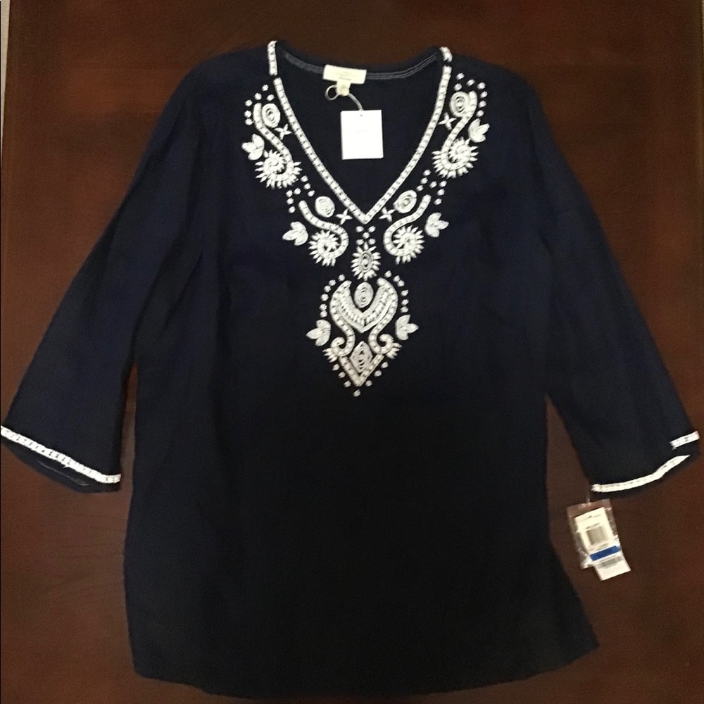 Charter Club a women’s linen shirt